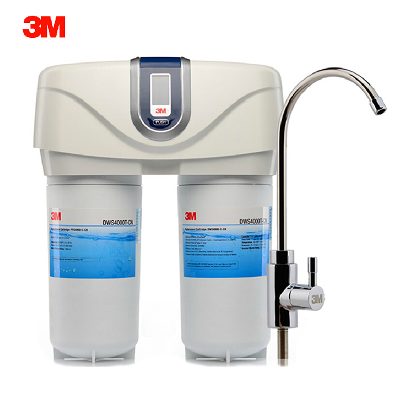 3M 雙子凈智DWS 4000T-CN智能家用凈水器無廢水直飲礦物質凈水機
