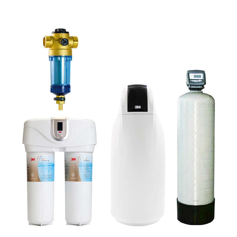 3M前置過濾器CP-F020-5+3M中央凈水機(jī)WTS1-CTS150+3M軟水機(jī)SFT-200+3M末端凈水器SDW8000T-CN全屋凈水（適合300-400平米左右的別墅使用）