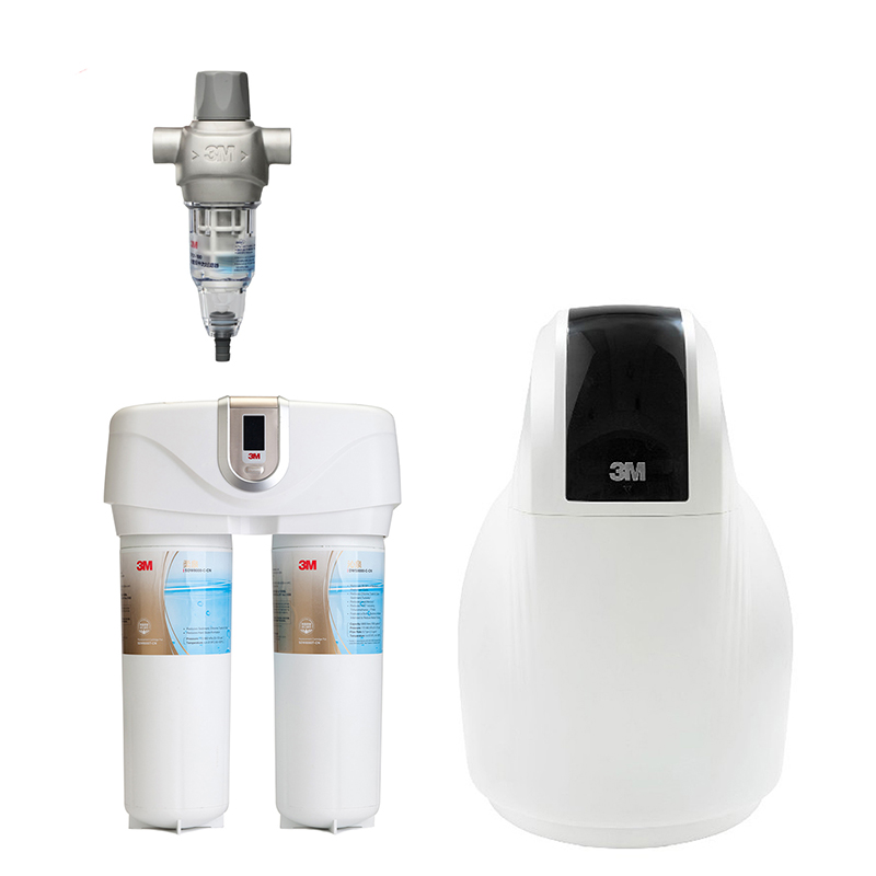 3M前置過濾器BFS1-100+3M軟水機SFT-150+3M凈水器SDW-8000T全屋套餐（適合200平米左右全屋使用）