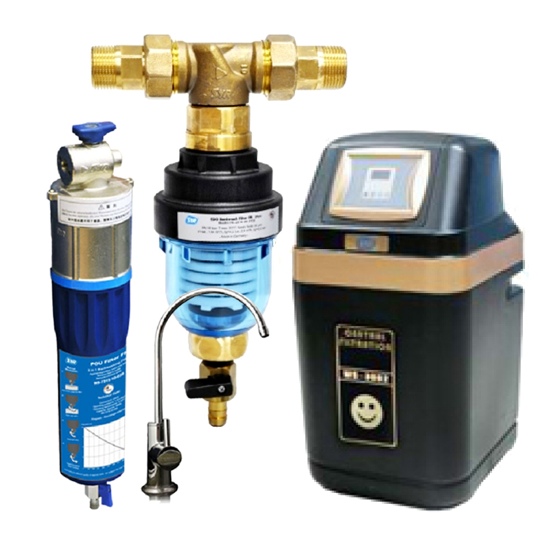 漢斯希爾前置過ECO+中央凈水機3002-05+凈水器7315-028全屋凈水套餐（適合80平米左右南方使用）