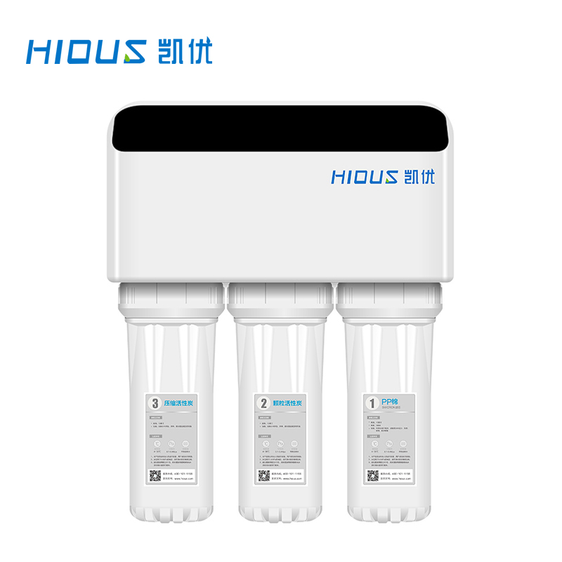 凱優(yōu)PC580E五級(jí)過(guò)濾反滲透家用純雙出水純水機(jī)
