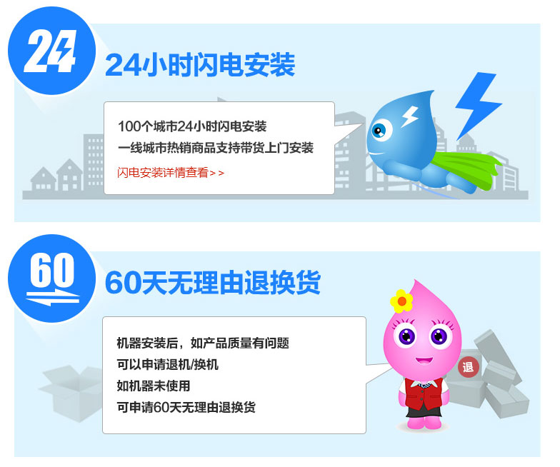 24小時閃電安裝